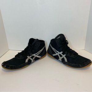 Asics Wrestling Shoes Matflex® 5 (J504N) Black and Light Gray Men’s Size 12